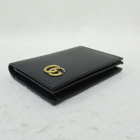 Gucci GG Marmont Business Card Holder Leather Black - Picture 3 of 7
